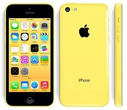 Apple iPhone 5C 32GB geel vrij refurbished